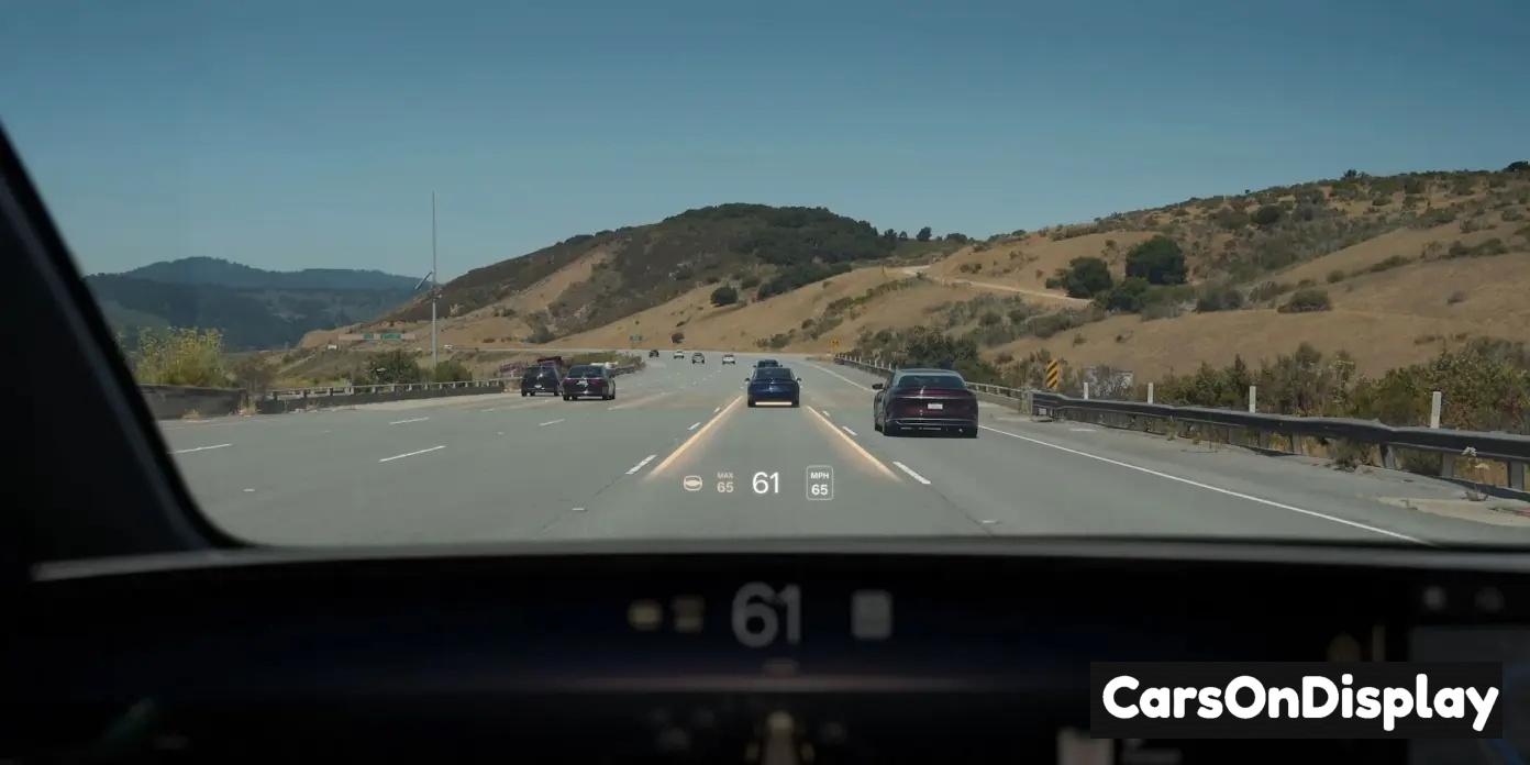 Lucid Gravity 2025 - Head-up display