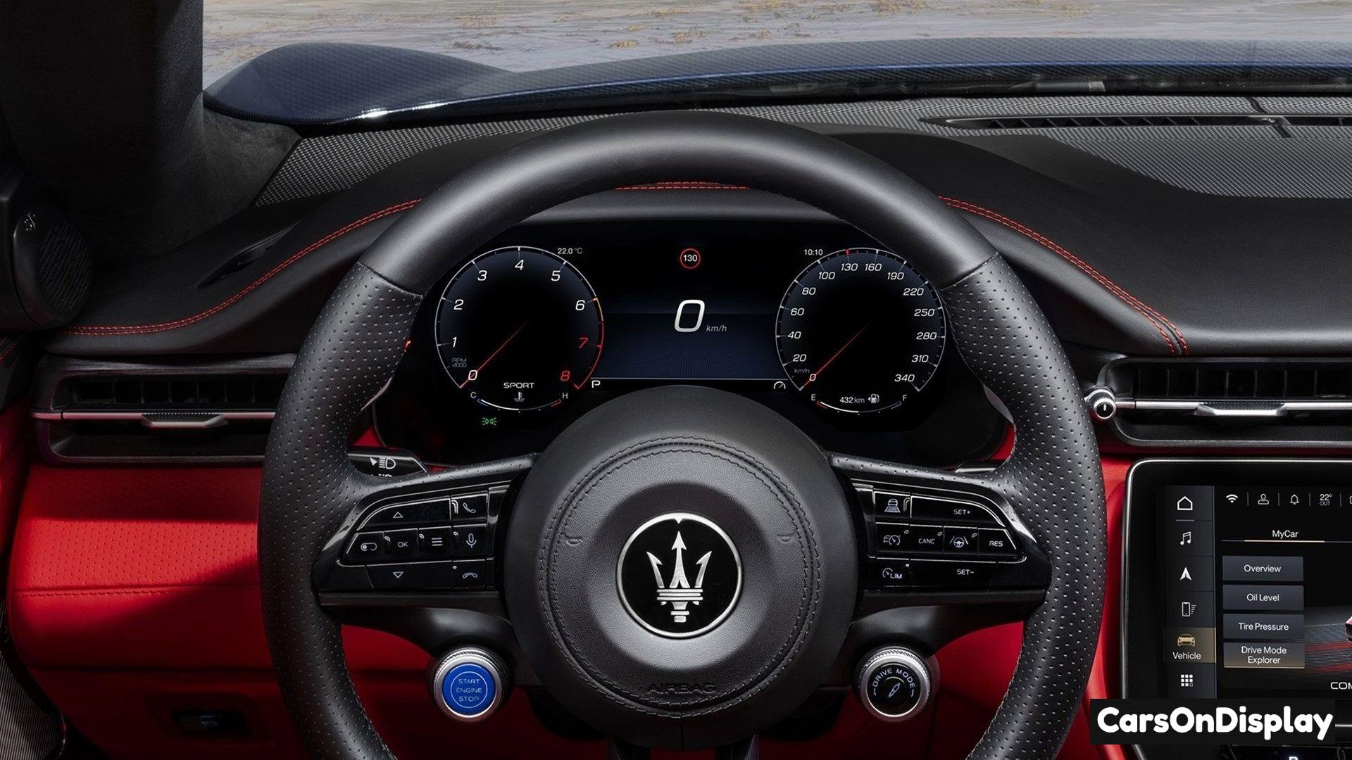 Maserati GranCabrio 2025 - 12.2 digital dashboard