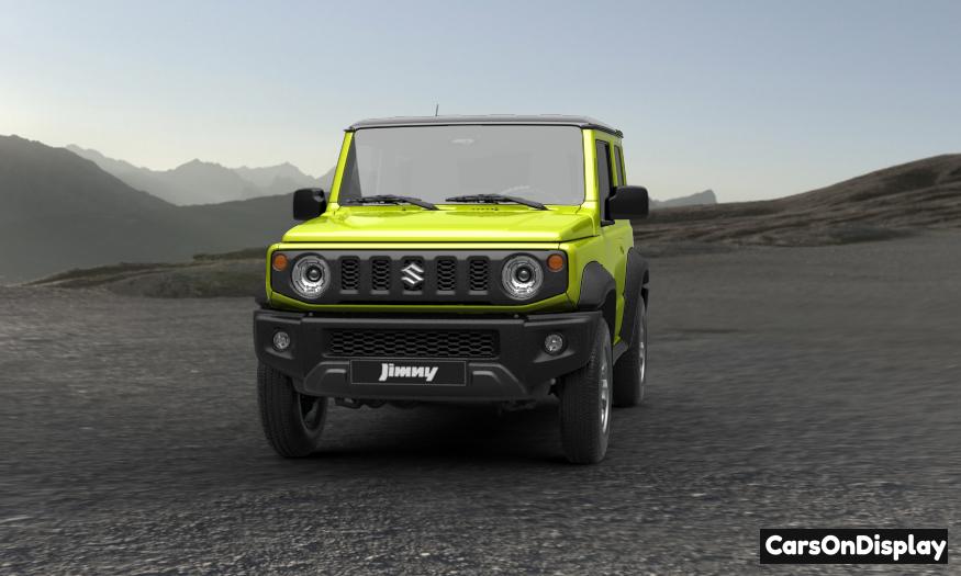 Suzuki Jimny 2024 - Solid Kinetic Yellow (Bluish Black Pearl 3)