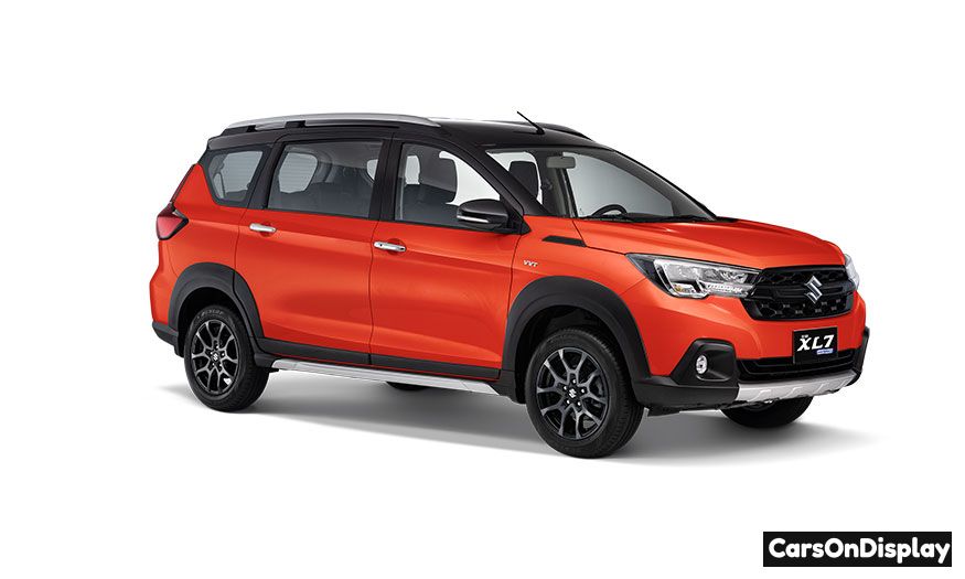 Suzuki XL7 GLX AT Hybrid 2024 - Rising Orange Pearl Metallic / Cool Black Pearl Metallic