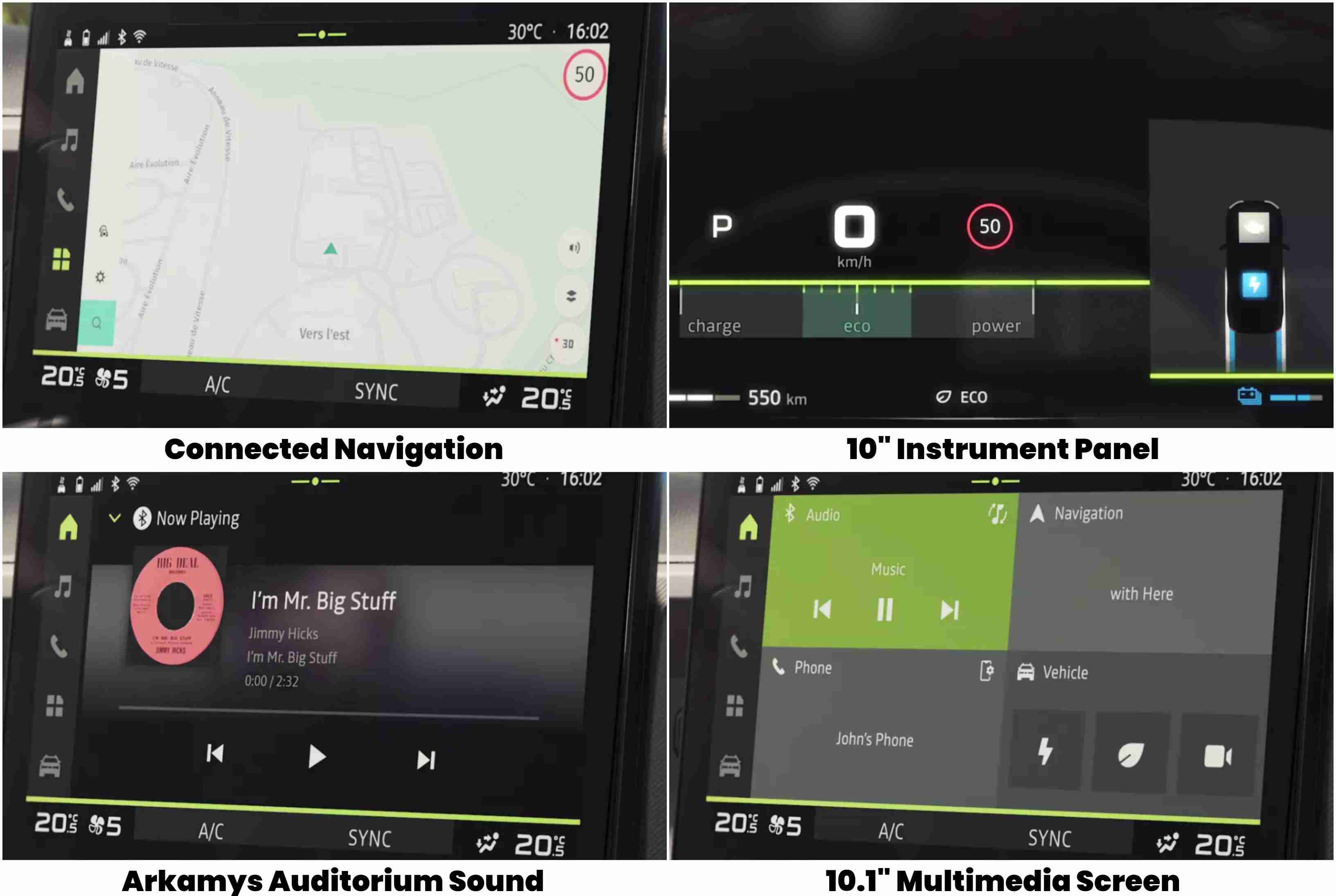 2025 Dacia Bigster Instrument Panel Features