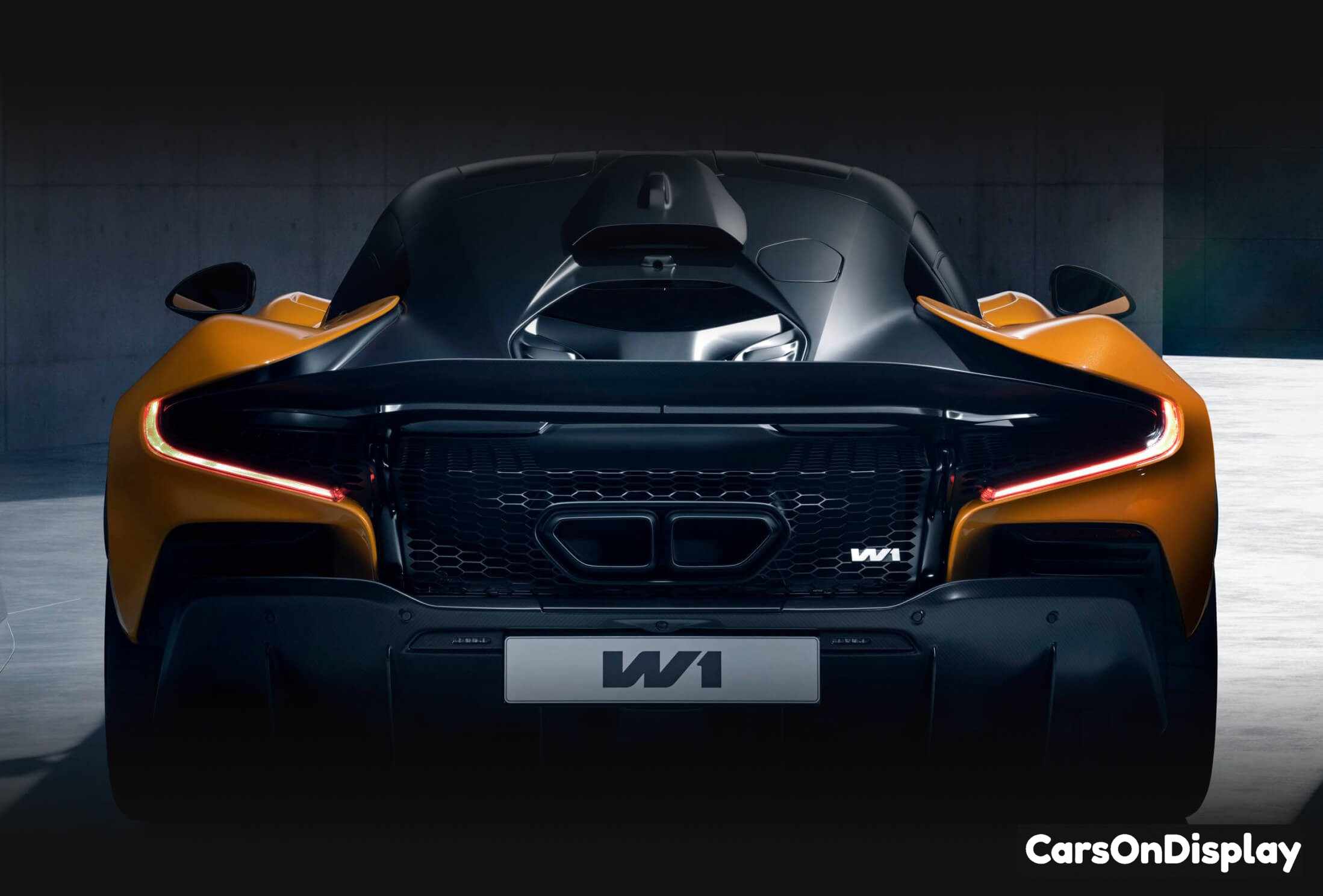 Mclaren W1 Back View